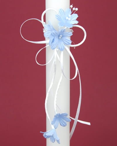 Stroik do świecy na chrzest lub komunię