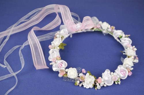 Wianek komunijny kolorowy