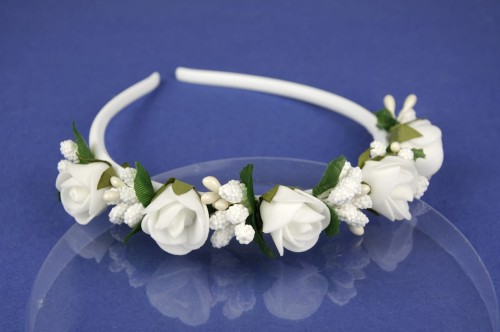 Przepaska do włosów na komunię