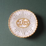 EMBLEMAT HAFTOWANY ZŁOTO-SREBRNY